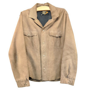 Robert Lewis Men's Weather Wear Leather Jacket Tan 40 Vintage